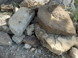 Подготовили территорию под гараж на участке