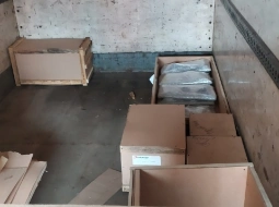 Упаковка и загрузка оборудования в машину